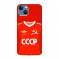 Дизайнерский силиконовый чехол для Iphone 13 Флаг Герб СССР