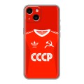 Дизайнерский силиконовый чехол для Iphone 14 Флаг Герб СССР