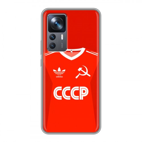 Дизайнерский силиконовый чехол для Xiaomi 12T Флаг Герб СССР