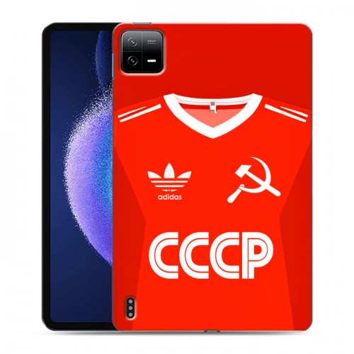 Дизайнерский силиконовый чехол для Xiaomi Pad 6 Флаг Герб СССР