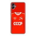 Дизайнерский силиконовый чехол для Samsung Galaxy A05 Флаг Герб СССР