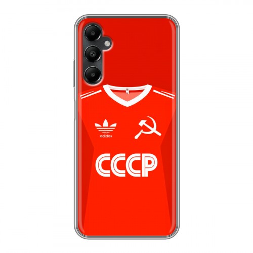 Дизайнерский силиконовый чехол для Samsung Galaxy A05s Флаг Герб СССР