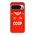 Дизайнерский силиконовый чехол для Google Pixel 9 Флаг Герб СССР