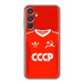 Дизайнерский силиконовый чехол для Samsung Galaxy M35 Флаг Герб СССР