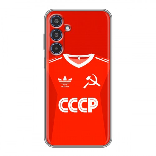 Дизайнерский силиконовый чехол для Samsung Galaxy M35 Флаг Герб СССР