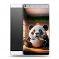 Дизайнерский пластиковый чехол для Lenovo Phab Plus смешная панда