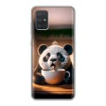 Дизайнерский силиконовый чехол для Samsung Galaxy A71 смешная панда