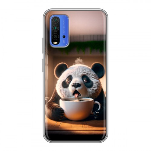 Дизайнерский силиконовый чехол для Xiaomi RedMi 9T смешная панда
