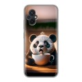 Дизайнерский силиконовый чехол для Xiaomi Poco M5 смешная панда
