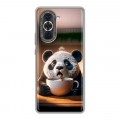 Дизайнерский силиконовый с усиленными углами чехол для Huawei Nova 10 смешная панда