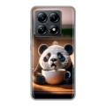 Дизайнерский силиконовый чехол для Xiaomi 14T Pro смешная панда