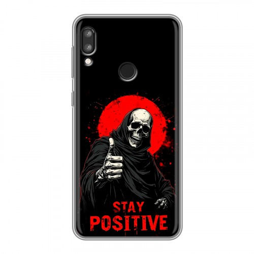 Дизайнерский силиконовый чехол для Lenovo K5 Pro смешной скелет