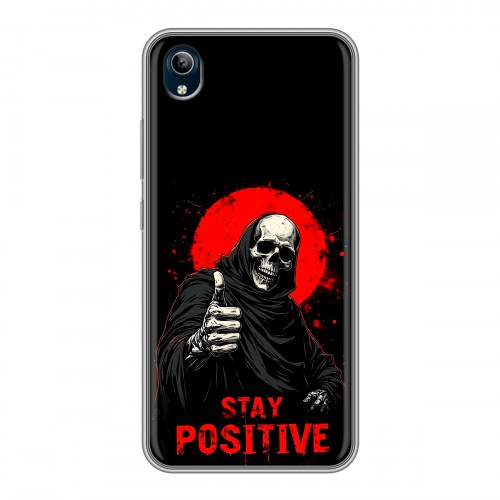 Дизайнерский силиконовый чехол для Vivo Y91C смешной скелет