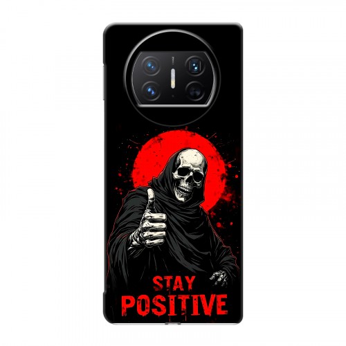 Дизайнерский пластиковый чехол для Huawei Mate X3 смешной скелет