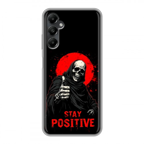 Дизайнерский силиконовый чехол для Samsung Galaxy A05s смешной скелет
