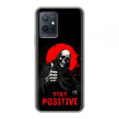 Дизайнерский силиконовый чехол для Vivo Y55 5G смешной скелет