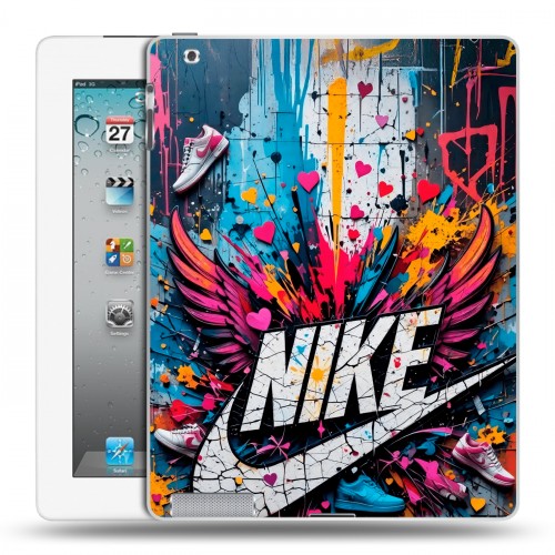 Дизайнерский пластиковый чехол для Ipad 2/3/4 Nike Найк