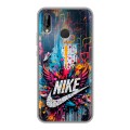 Дизайнерский силиконовый чехол для Huawei P20 Lite Nike Найк