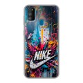 Дизайнерский силиконовый чехол для Samsung Galaxy M30s Nike Найк