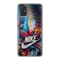 Дизайнерский силиконовый чехол для Samsung Galaxy A51 Nike Найк