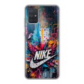 Дизайнерский силиконовый чехол для Samsung Galaxy A71 Nike Найк
