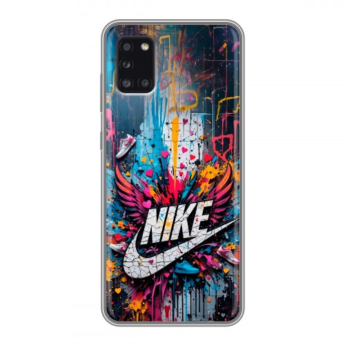 Дизайнерский силиконовый чехол для Samsung Galaxy A31 Nike Найк