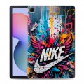 Дизайнерский силиконовый чехол для Samsung Galaxy Tab S6 Lite Nike Найк