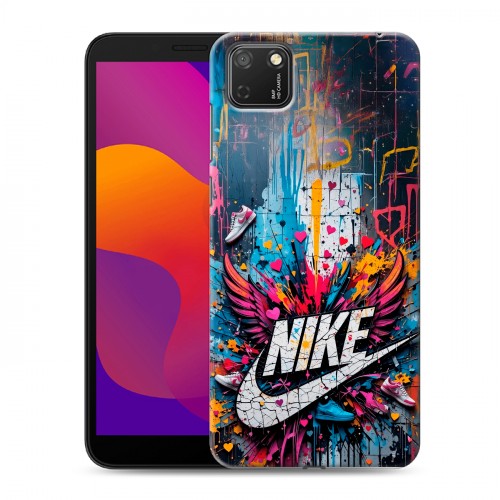 Дизайнерский силиконовый чехол для Huawei Honor 9S Nike Найк