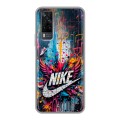 Дизайнерский силиконовый чехол для Vivo Y31 Nike Найк