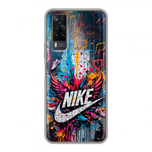 Дизайнерский силиконовый чехол для Vivo Y31 Nike Найк
