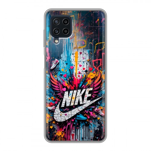 Дизайнерский силиконовый чехол для Samsung Galaxy A22 Nike Найк