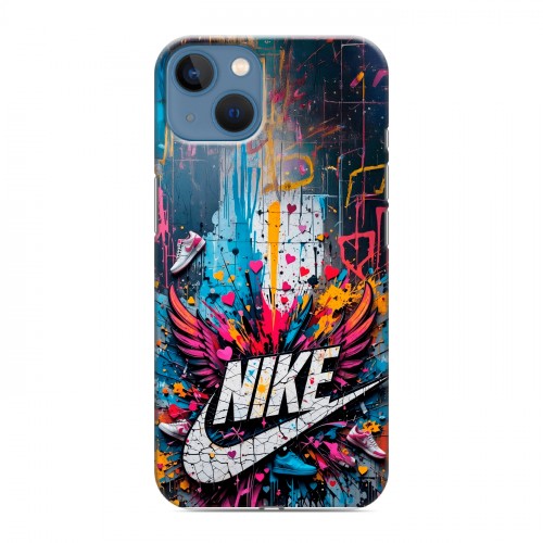 Дизайнерский силиконовый чехол для Iphone 13 Nike Найк