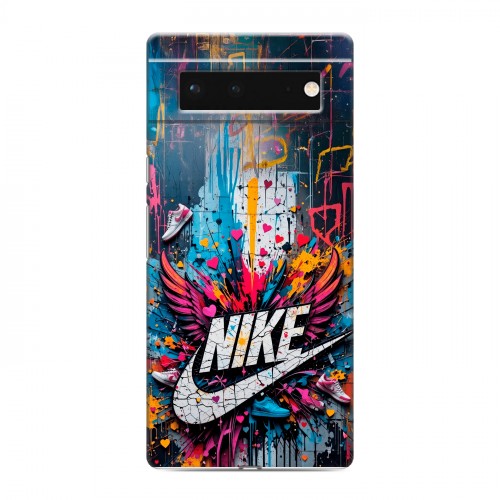 Дизайнерский силиконовый чехол для Google Pixel 6 Nike Найк