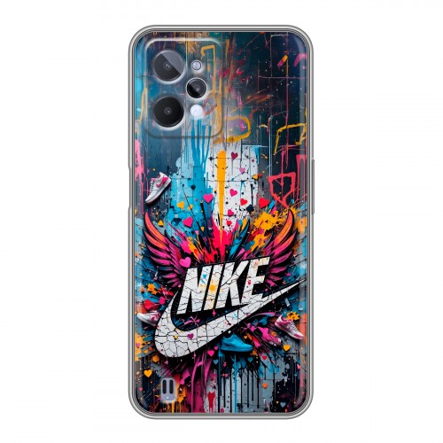 Дизайнерский силиконовый чехол для Realme C31 Nike Найк