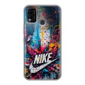 Дизайнерский силиконовый чехол для Itel A48 Nike Найк