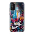 Дизайнерский силиконовый чехол для Itel A27 Nike Найк
