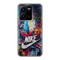 Дизайнерский силиконовый чехол для Vivo Y35 Nike Найк
