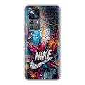 Дизайнерский силиконовый чехол для Xiaomi 12T Nike Найк