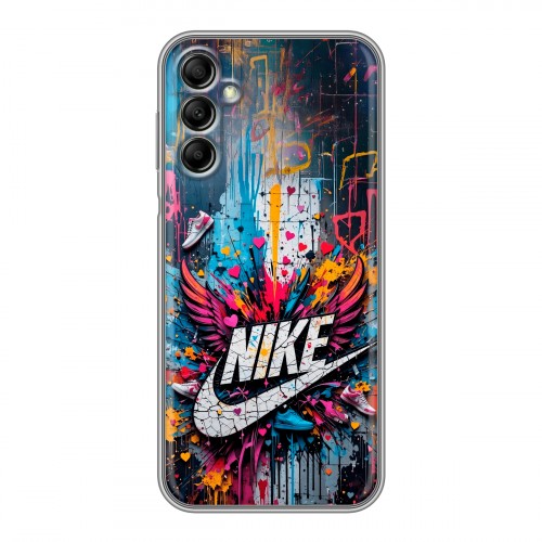 Дизайнерский силиконовый чехол для Samsung Galaxy A14 Nike Найк