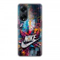 Дизайнерский силиконовый чехол для OPPO A98 Nike Найк