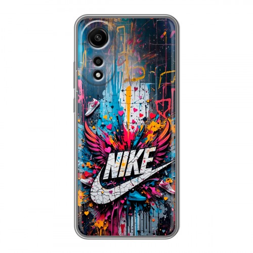 Дизайнерский силиконовый чехол для OPPO A78 4G Nike Найк