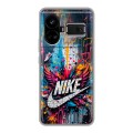Дизайнерский силиконовый чехол для Realme GT5 Nike Найк