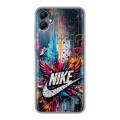 Дизайнерский силиконовый чехол для Samsung Galaxy A05 Nike Найк