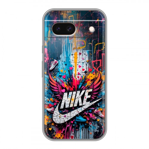 Дизайнерский силиконовый чехол для Google Pixel 8a Nike Найк
