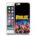 Дизайнерский силиконовый чехол для Iphone 6 Plus/6s Plus Roblox Роблокс