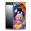 Дизайнерский пластиковый чехол для Sony Xperia E5 Labubu Лабубу