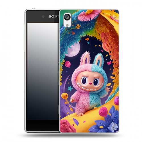 Дизайнерский пластиковый чехол для Sony Xperia E5 Labubu Лабубу