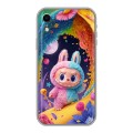 Дизайнерский силиконовый чехол для Iphone Xr Labubu Лабубу