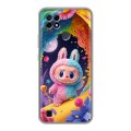 Дизайнерский силиконовый чехол для Realme C21 Labubu Лабубу
