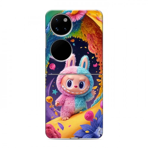 Дизайнерский пластиковый чехол для Huawei P50 Pocket Labubu Лабубу
